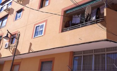 Revestimiento monocapa en fachadas. Calle de Nuestra Señora del Pilar, 11, Alcobendas